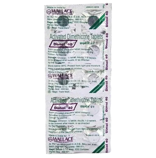 dimol 40mg tablet 10's
